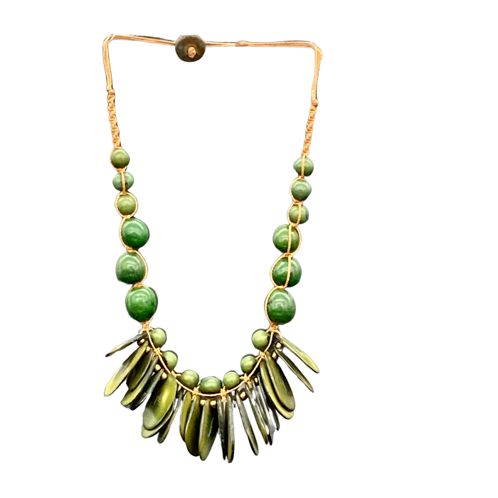 The "Misti" necklace is non-adjustable approximately 10" in length
