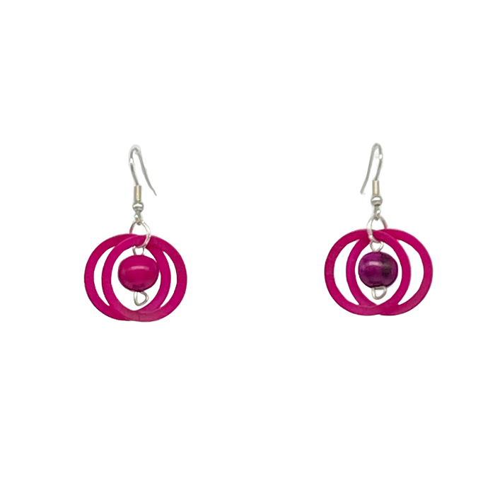 Style is two concentric circles surrounding a small acai berry. Comes in 13 different colors
