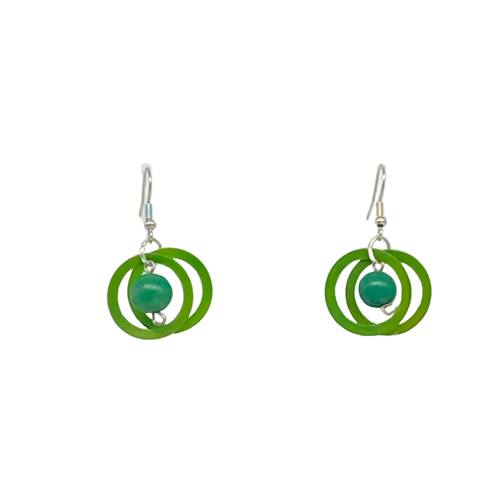 Style is two concentric circles surrounding a small acai berry. Comes in 13 different colors