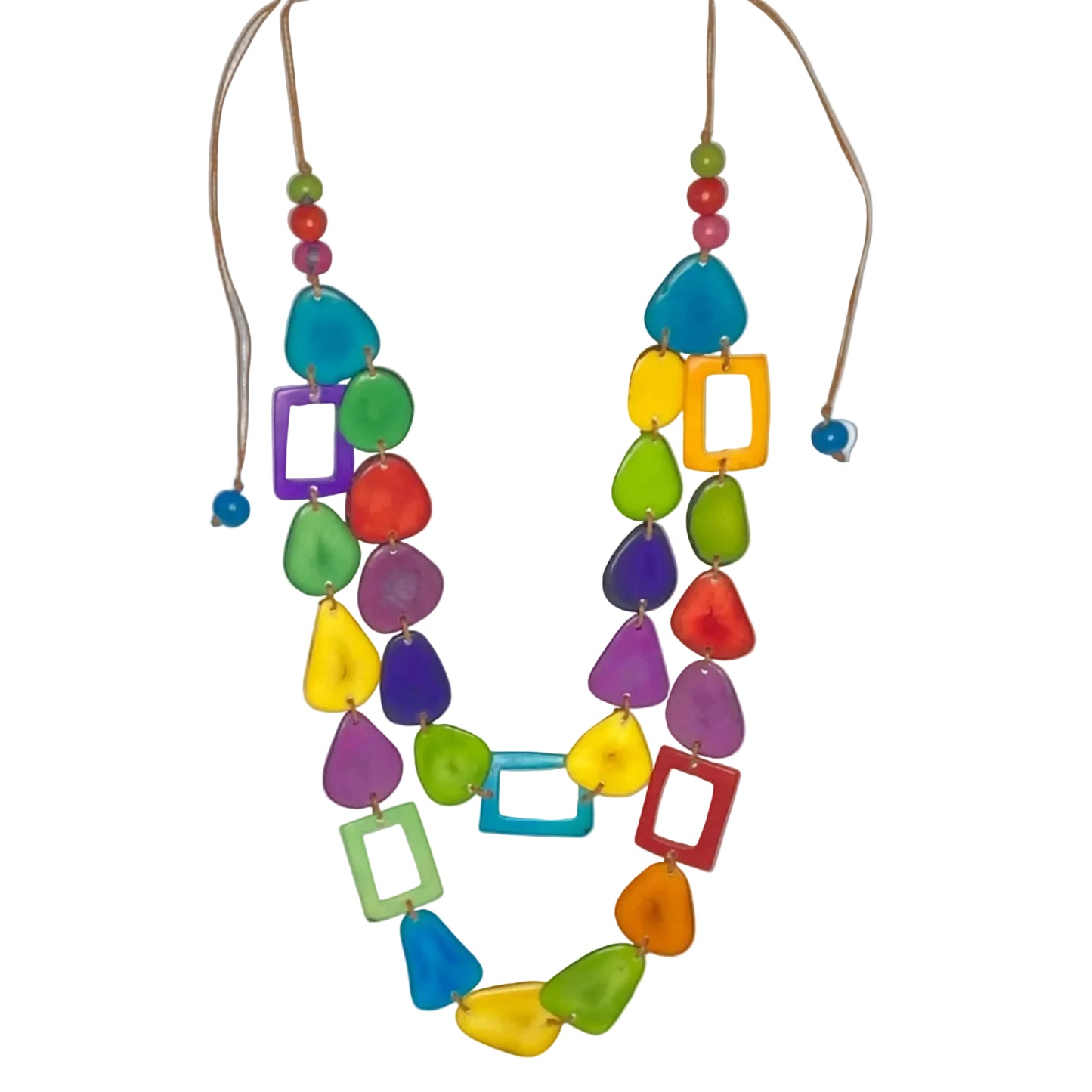 Multi-Color adjustable necklace