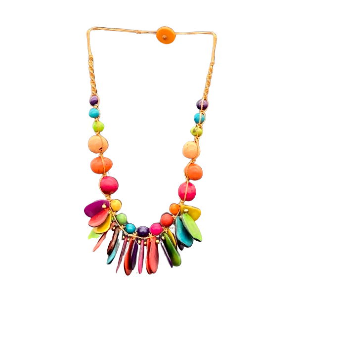 The "Misti" necklace is non-adjustable approximately 10" in length