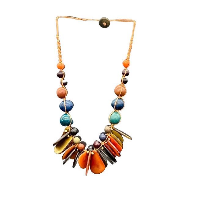 The "Misti" necklace is non-adjustable approximately 10" in length