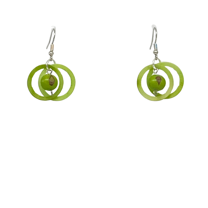 Style is two concentric circles surrounding a small acai berry. Comes in 13 different colors