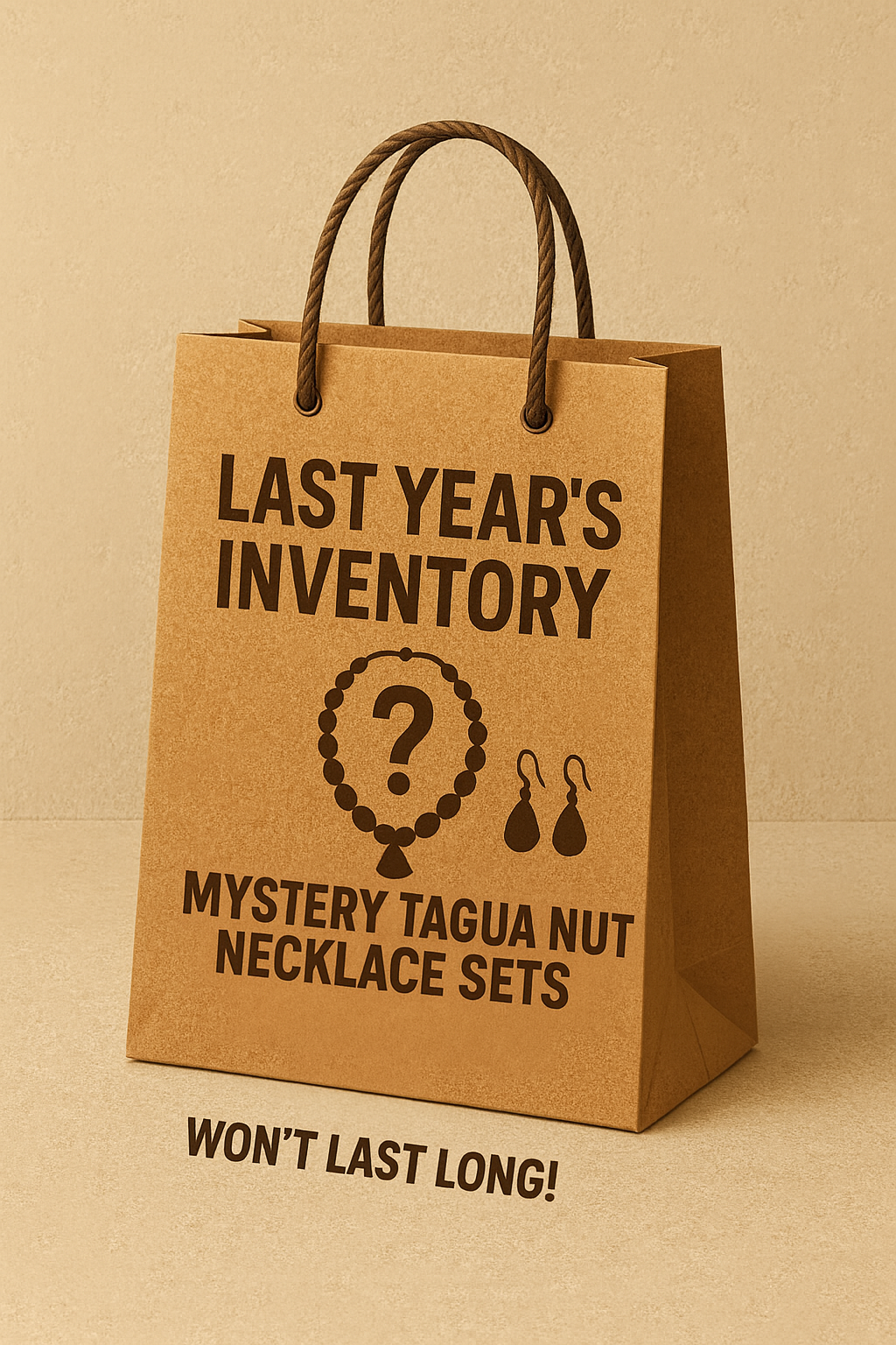 Tagua Nut Necklace and Earring Set Mystery Bags