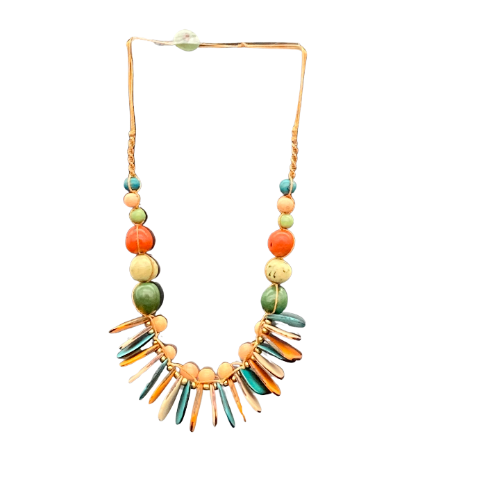 The "Misti" necklace is non-adjustable approximately 10" in length